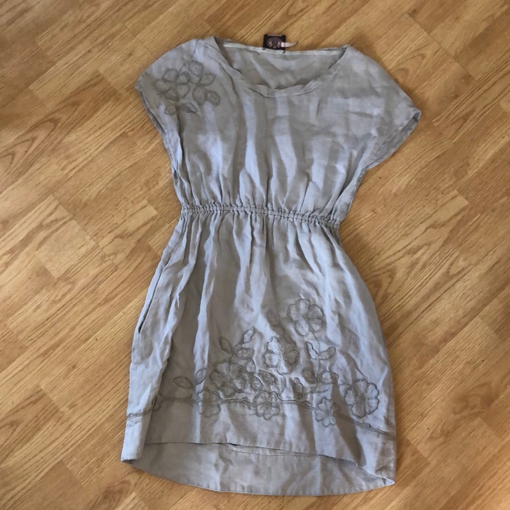 Beige juicy couture linen dress